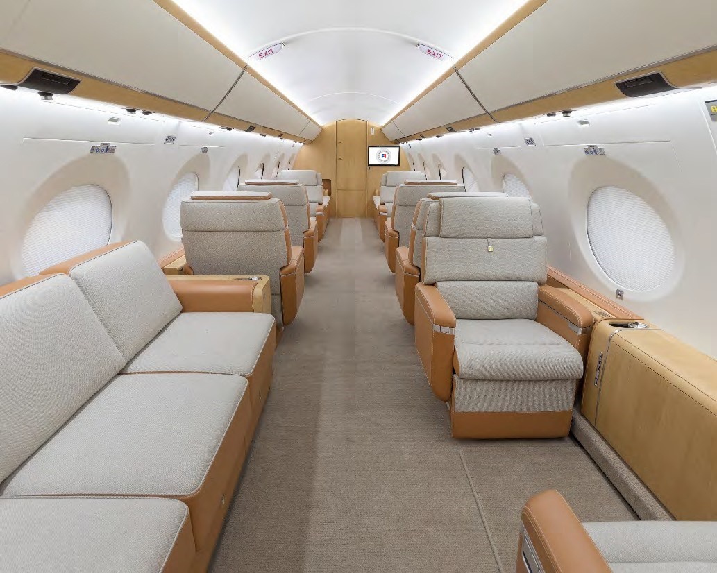 Interior of the 2018 GULFSTREAM G650 S/N 6312 on Freestream