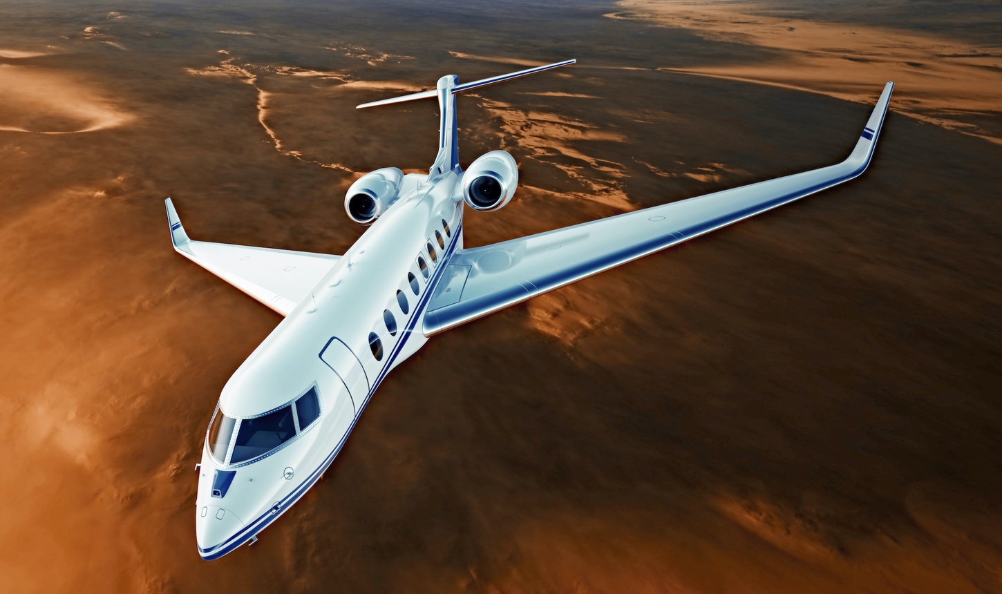 Private air charter services jet flying