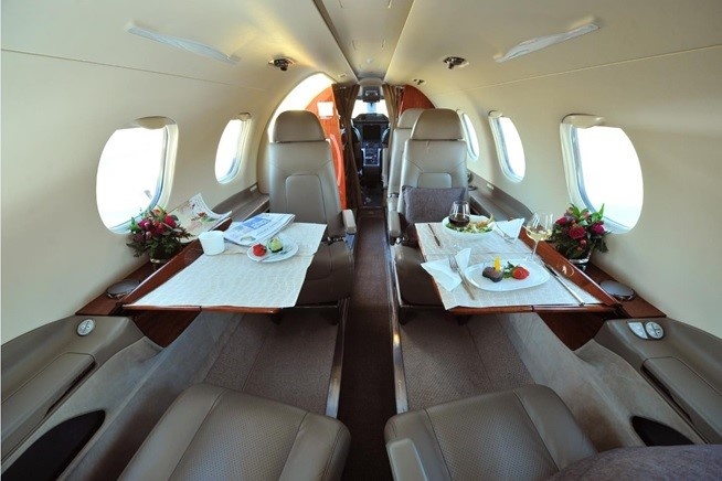 Interior of the 2014 Phenom 300 S/N 50500206 jet on Freestream